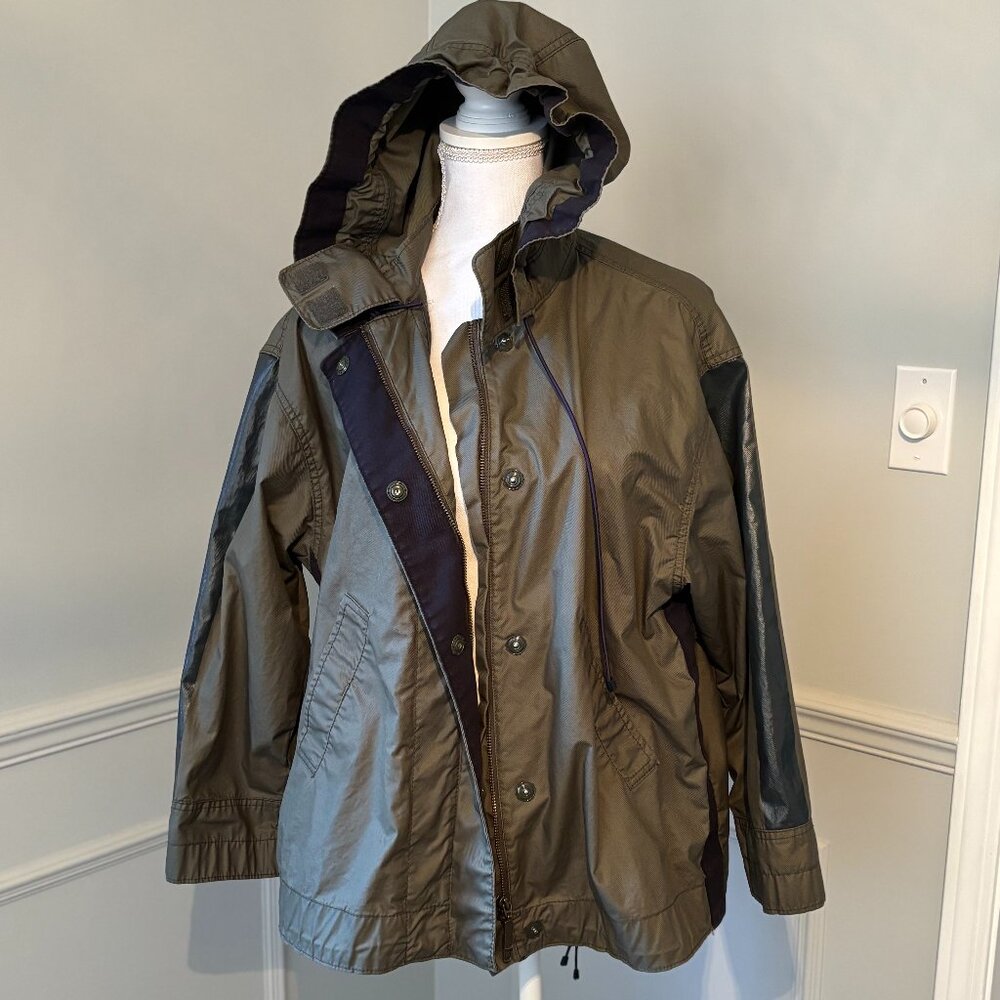 J. Crew Olive Green Rain Jacket